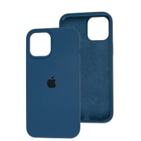 Чохол для iPhone 15 Plus silicone case navy blue