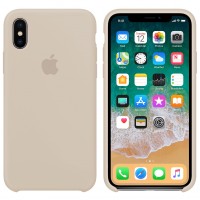 Чохол Silicone case для iPhone X/XS antique white
