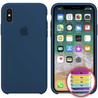 Чохол Silicone Case Full для iPhone XS Max blue cobalt