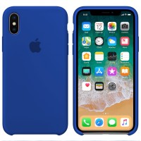Чохол Silicone case для iPhone X/XS ultra blue