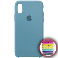 Чохол Silicone Case Full для iPhone XS Max corn flower