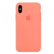 Чохол Silicone Case Full для iPhone X/XS peach