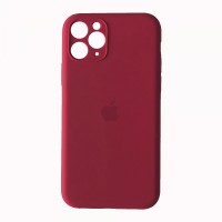Чохол Silicone Case Full Camera для iPhone 11 Pro Max rose red