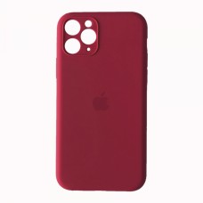 Чохол Silicone Case Full Camera для iPhone 11 Pro Max rose red