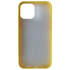 Чохол Накладка Gingle Matte Case iPhone 12 Pro Max yellow/red