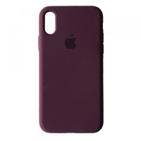 Чохол Silicone Case Full для iPhone XS Max plum