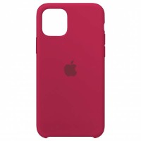 Чохол Silicone case для iPhone 12 /12 Pro rose red