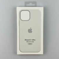 Чохол Silicone Case з MagSafe для iPhone 12/12 Pro White