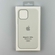 Чохол Silicone Case з MagSafe для iPhone 12/12 Pro White