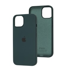 Чохол для iPhone 15 silicone case forest green
