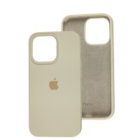 Чохол для iPhone 15 Plus silicone case antique white