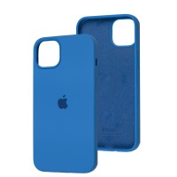 Чохол для iPhone 15 Pro silicone case capri blue