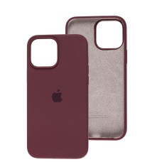 Чохол для iPhone 15 silicone case plum