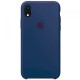 Чохол Silicone case для iPhone X/XS Deep Navy