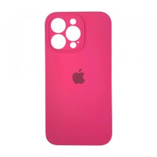 Чохол Silicone Case Full Camera для iPhone 13 Pro hot pink