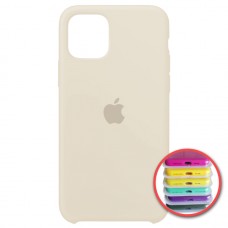 Чохол Silicone Case Full для iPhone 11 white