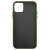 Чохол Накладка Gingle Matte Case iPhone 11 Pro green/orange