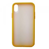 Чохол Накладка Gingle Matte Case iPhone XR yellow/red