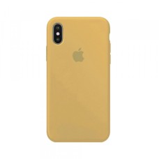 Чохол Silicone Case Full для iPhone XS Max Gold