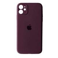 Чохол Silicone Case Full Camera для iPhone 12 plum