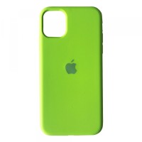 Чохол Silicone Case Full для iPhone 12 Pro Max lime green