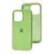 Чохол для iPhone 15 Pro silicone case mint
