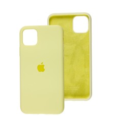 Чохол для iPhone 15 silicone case mellow yellow