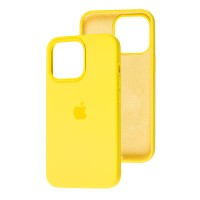 Чохол для iPhone 15 Plus silicone case pale yellow