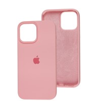 Чохол для iPhone 15 Pro silicone case light pink