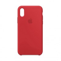 Чохол Silicone case для iPhone X/XS red