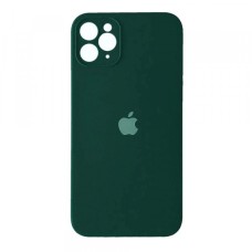 Чохол Silicone Case Full Camera Square side для iPhone 11 Pro Forest green