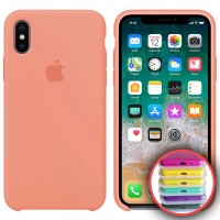 Чохол Silicone Case Full для iPhone XS Max flamingo