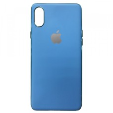 Чохол Накладка MATTE Case (TPU) iPhone XS Max blue