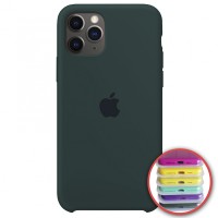 Чохол Silicone Case Full для iPhone 11 дляest green