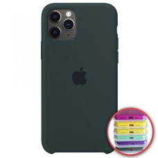 Чохол Silicone Case Full для iPhone 11 дляest green
