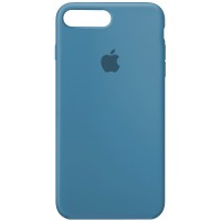 Чохол Silicone Case Full для iPhone 7/8Plus blue new