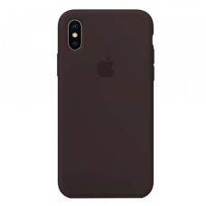 Чохол Silicone Case Full для iPhone X/XS cocoa