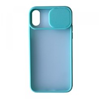 Чохол Накладка Camera Matte Case iPhone XS Max light blue