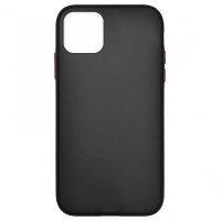Чохол Накладка Gingle Matte Case iPhone 12 Pro Max black/red