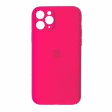 Чохол Silicone Case Full Camera для iPhone 11 Pro Max hot pink