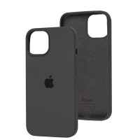 Чохол для iPhone 15 Plus silicone case dark grey