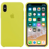 Чохол Silicone case для iPhone X/XS New Yellow