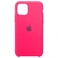 Чохол Silicone case для iPhone 11 Pro Max hot pink