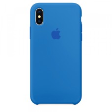 Чохол Silicone case для iPhone XS Max New lake blue