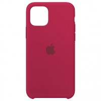 Чохол Silicone case для iPhone 11 Pro Max rose red