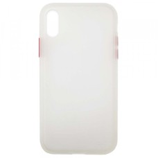 Чохол Накладка Gingle Matte Case iPhone X/XS white/red