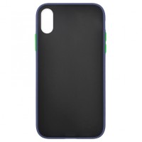 Чохол Накладка Gingle Matte Case iPhone XS Max blue/green