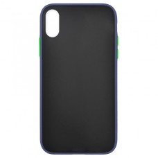 Чохол Накладка Gingle Matte Case iPhone XS Max blue/green