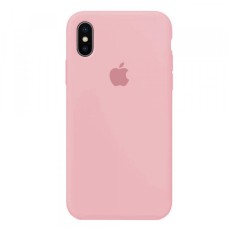 Чохол Silicone Case Full для iPhone X/XS pink