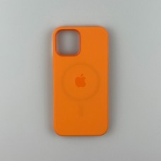 Чохол Silicone Case з MagSafe для iPhone 12 Pro Max Kumquat